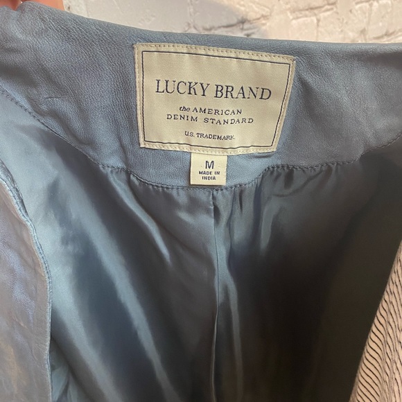 Lucky Brand leather jacket - Picture 4 of 4